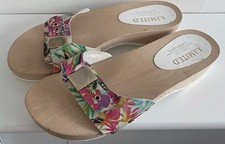 Wooden With Floral Dr Scholl