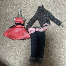 Bratz Doll Clothes Fashion Pack Boutique With Jeans, Dress And Jacket