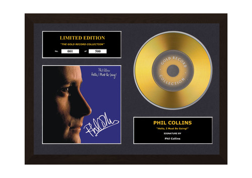 Phil collins signed - phil, gold