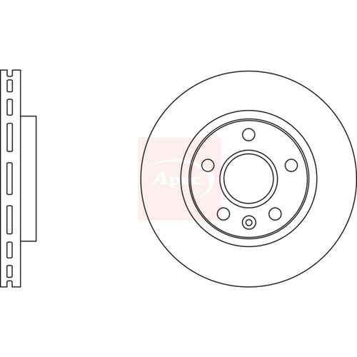 Brake discs vented front - brake,