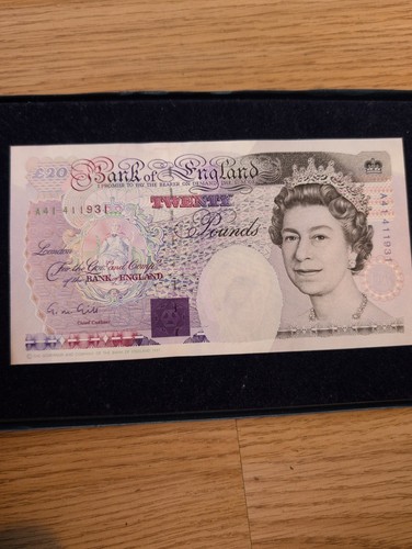 Old type 20pound bank - type,