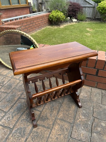 Magazine rack table - rack, “