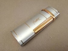 YSL lighter, white silver, in