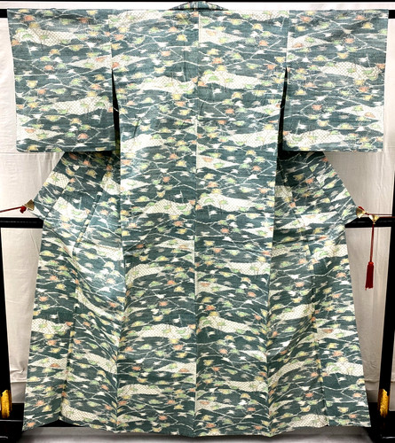 Japanese vintage kimono silk - japanese,