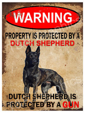 Metal sign Warning Property is