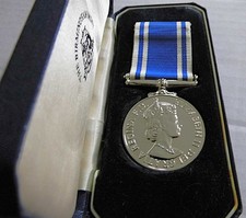 POLICE EIIR LONG SERVICE GOOD CONDUCT MEDAL BOXED CONSTABLE GEORGE J DOODY