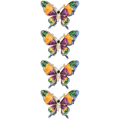 Metal butterfly brooch - butterfly, pin