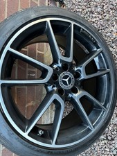 GENUINE 19” MERCEDES C-CLASS W205 AMG  REAR ALLOY WHEEL 