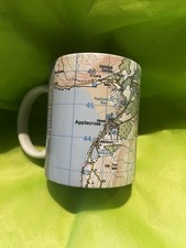 Free postage until 15.12.25 Beautiful Applecross, Scottish Ceramic Map Mug!