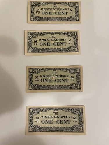 Japanese occupation money - japanese,