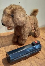 Vintage Battery Operated Plush Battery Operated Dog Toy Made in Japan?