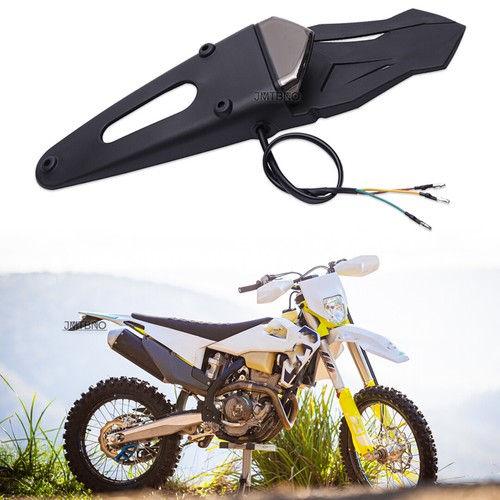Enduro bike rear fender - fender, led