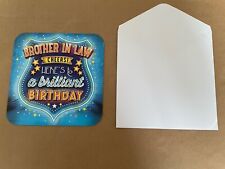 FOR A SPECIAL BROTHER IN LAW BIRTHDAY CARD FAST DESPATCH NEXT DAY