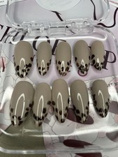Press On Nails| Leopard print