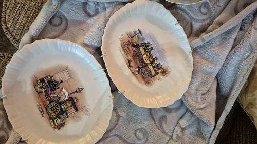 Pair vintage steam train - pair,
