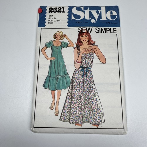Style 2321 sewing pattern - sewing,