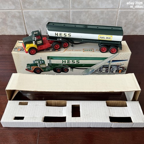 Excellent 1968 hess toy tanker - excellent,