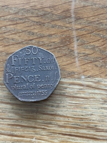 2005 50p fifty - 2005, pence