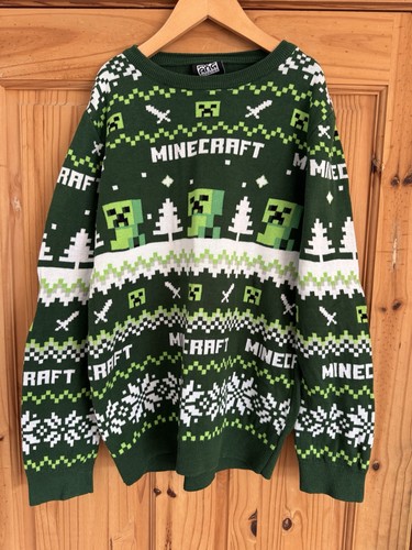 Minecraft boys xmas jumper - minecraft,