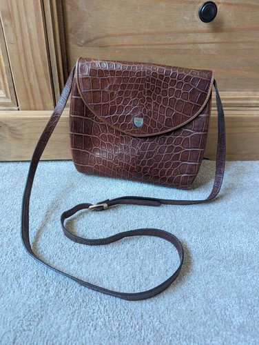 Vintage bally handbag brown - handbag,