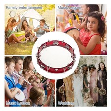 10 Inch Handheld Tambourine