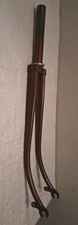 Vintage Raleigh 1" Threaded 27" Wheel Mid Size Road Bike Mixte Fork Brown 
