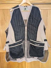 Percussion Evo Skeet Shooting Vest - Beige - 4 Pockets - Padded Size 3XL