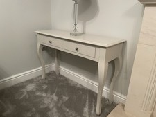 2 Beautiful Laura Ashley Rosalind Dove Grey Console Tables. Great Condition!