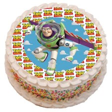 Toy Story Buzz Light Year 7.5" Round Edible Cake Topper