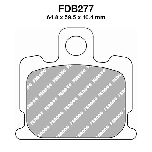Pair brake pads ferodo - pair,