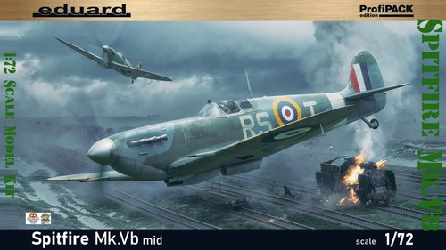 Wwii supermarine spitfire - 1:72,