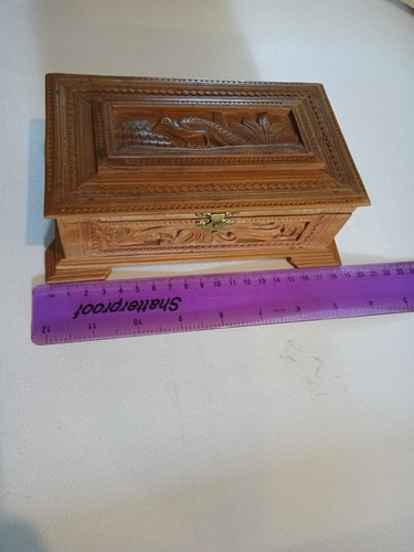 Vintage hand carved wooden - hand-carved,