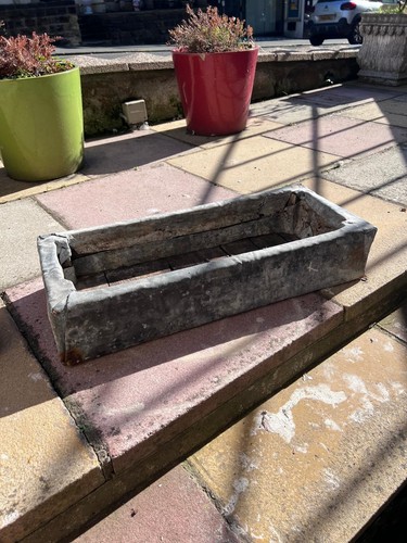 Lead window trough - , planter