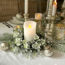 Frosted Eucalyptus Wreath Ring