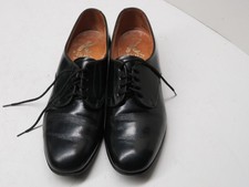 Womans  Black Leather Parade Shoes  Army / RAF /250 M.