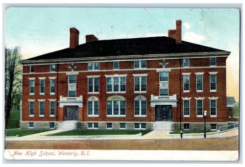 1910 new high school - school, campus