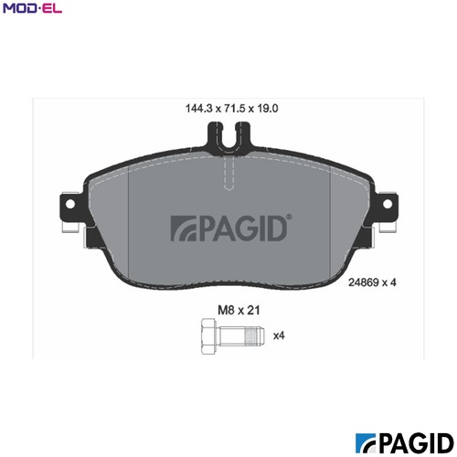Brake pad set - brake,