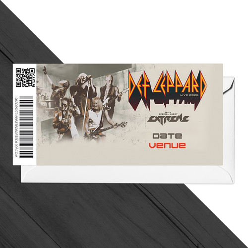 Def leppard ticket - def, uk