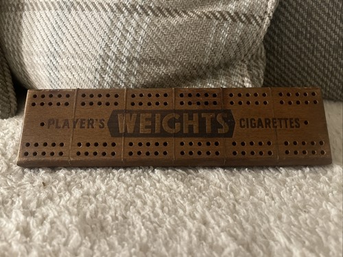 Vintage oak cribbage - oak,