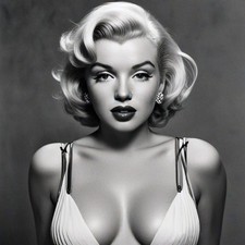 Digital Image Picture Wallpaper Background Desktop Download Marilyn Monroe AI