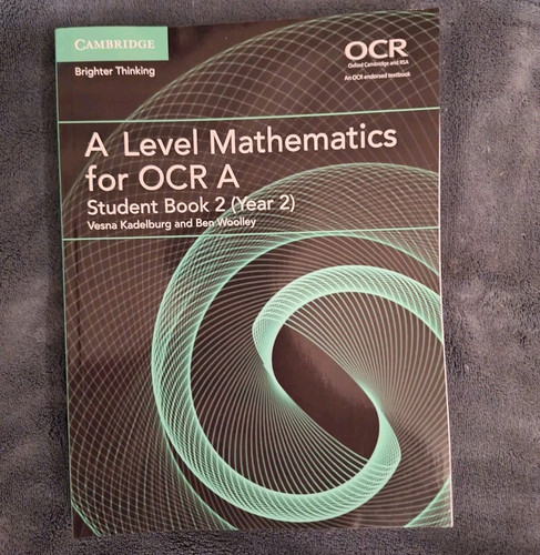Level mathematics for - a, ocr