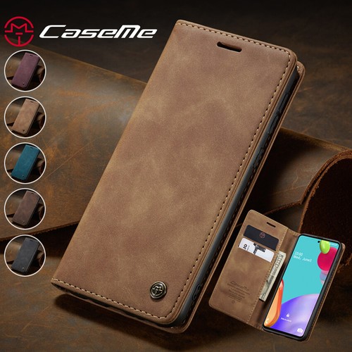 Magnetic wallet case leather - wallet,