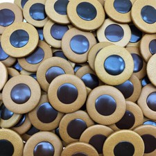 Saxophone Leather Pads with Plastic Resonator - Various Sizes