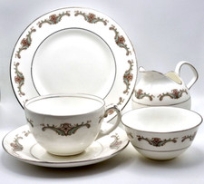 FOLEY BONE CHINA Angelique Tea Service Set For One C.1950 VINTAGE RARE VG+++