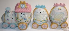 Porcelain Easter Bunny Egg