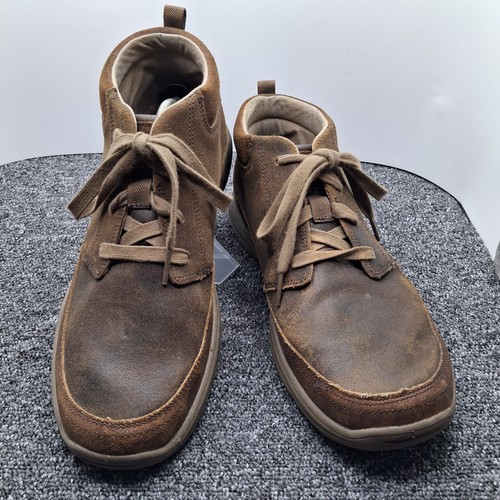 Skechers waxed leather chukka - leather,