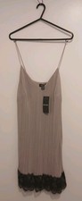New Look Go Plisse Lace Slip