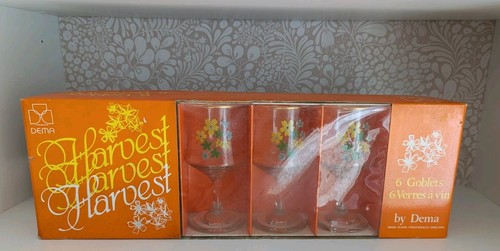Vintage dema harvest goblets - dema,