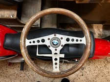 BMW wooden steering wheel