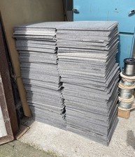 Reclaimed Patchwork Carpet For SHED and GARAGE HEAVY DUTY  Approx 280 Tiles